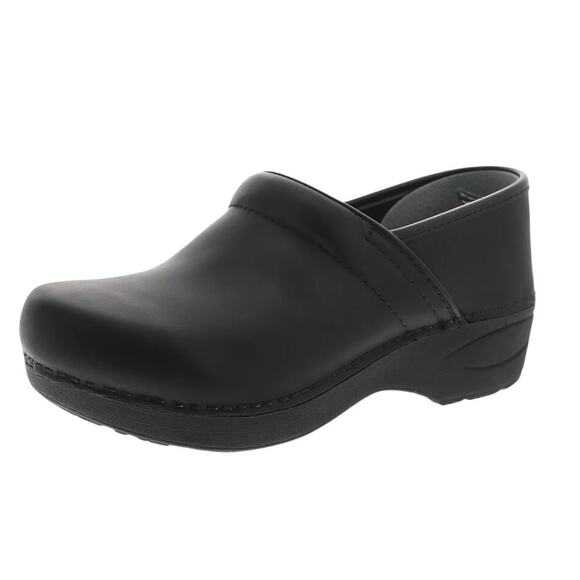 Dansko Mens XP 2.0 Waterproof Pull Up Clog EU 47 US 13.5/14 Black Leather GUC - Picture 1 of 12